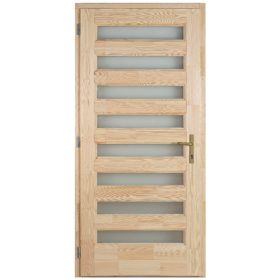 DT68 Zebra 100x210 8 üveges fa bejárati ajtó bal