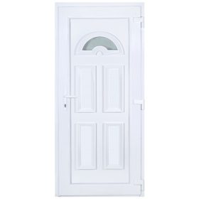 W5K Temze 100x210 1 üveges műanyag bejárati ajtó jobb