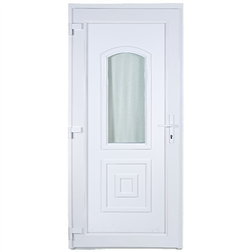 W5K Odera 100x210 nagy üveges műanyag bejárati ajtó bal