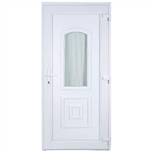 W5K Odera 100x210 nagy üveges műanyag bejárati ajtó jobb