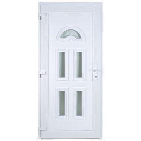 W5K Temze 100x210 5 üveges műanyag bejárati ajtó bal