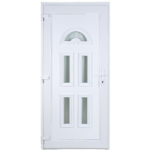 W5K Temze 100x210 5 üveges műanyag bejárati ajtó bal