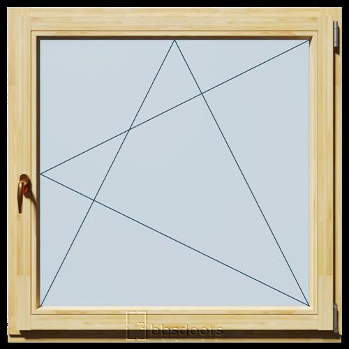 TM 120x150 Bukó-Nyíló fa ablak jobb
