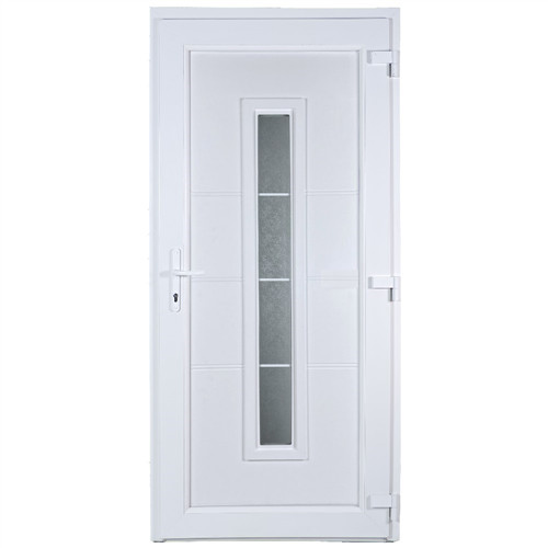 W5K Sió 100x210 üveges műanyag bejárati ajtó jobb