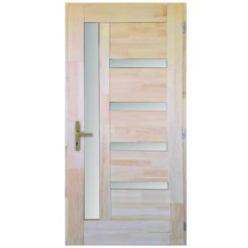 DT68 Füred 100x210 fa bejárati ajtó jobb savmart üveggel