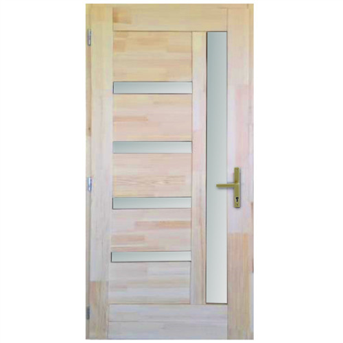 DT68 Füred 100x210 fa bejárati ajtó bal savmart üveggel