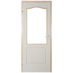 Dusa 75x210 üvegezhető lemezelt beltéri ajtó BGT bal