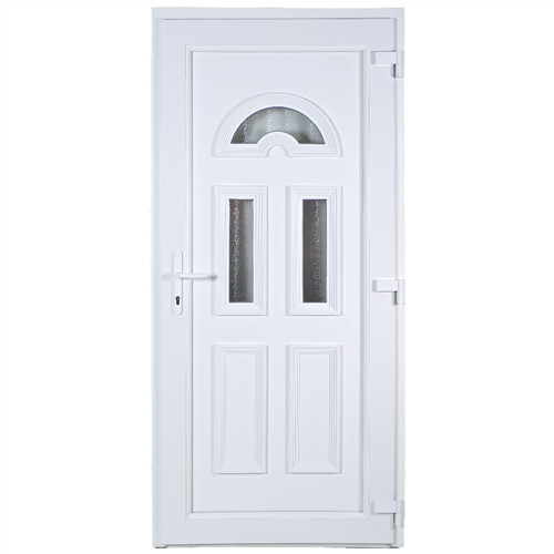 W5K Temze 100x210 3 üveges műanyag bejárati ajtó jobb
