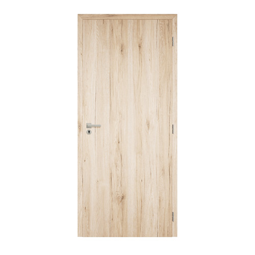 Dekorfóliás beltéri ajtó 100x210 cm, natúr tölgy színű, B-tok, jobb