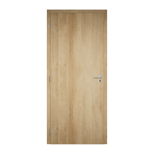 Dekorfóliás beltéri ajtó 75x210 cm, európai tölgy színű, B-tok, bal