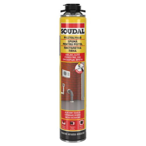 Pisztolyhab SOUDAL DIY YELLOW 750 ml - 45 L
