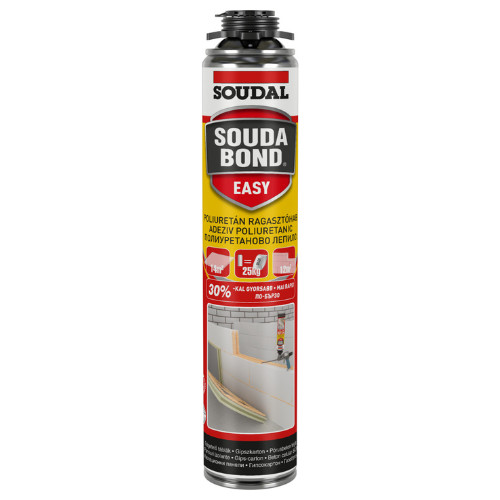 Pisztolyhab Soudabond EASY ragasztóhab 750 ml - IFBT/Lipcse  Minősítés