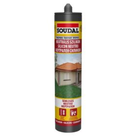 Neutrális szilikon SOUDAL transzparens 280 ml - Semleges