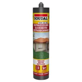 Neutrális szilikon SOUDAL fehér 280 ml - Semleges