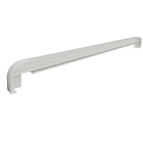 Finesa kétoldali PVC végzáró alumínium ablakpárkányhoz 480 mm fehér