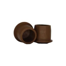 Furattakaró D13 mm műanyag világosbarna